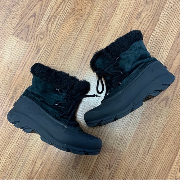 SOREL Snow Angel Black Fur Lined Snow Winter Boots